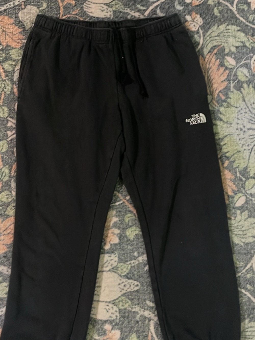The North Face Black medium Joggers with White Logo